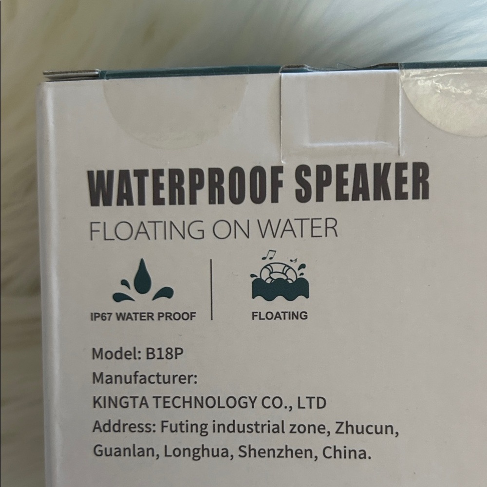 Waterproof Speaker - Black with RGB Lighting - Picture 4 of 5